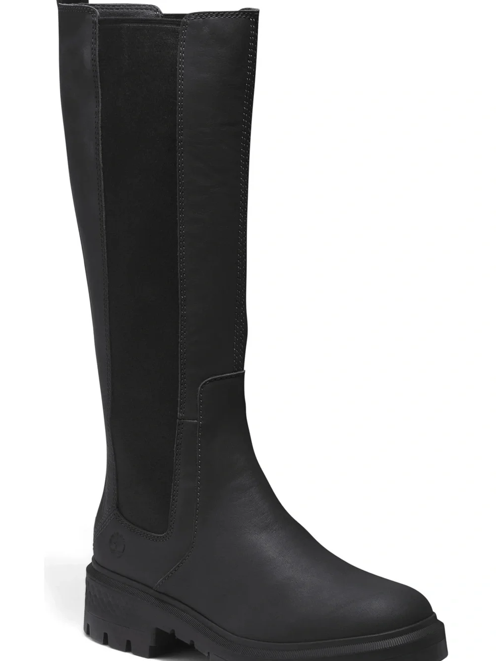 Women's Black Timberland Cortina Valley Tall Pull-On Riding Boots— size 7